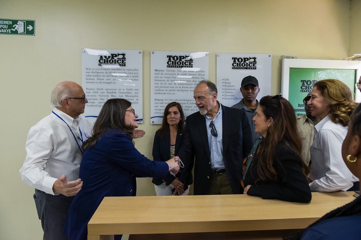 lequotidien509E's tweet photo. CODEVI Industrial Park Visit
U.S. officials including Ambassador Leah F. Campos and diplomats from the U.S. State Department visited the CODEVI industrial park in Ouanaminthe (Haiti–DR border), highlighting industrial development and job creation.
#Haiti #CODEVI #Lequotidien509E https://t.co/qZFoUuWc6h