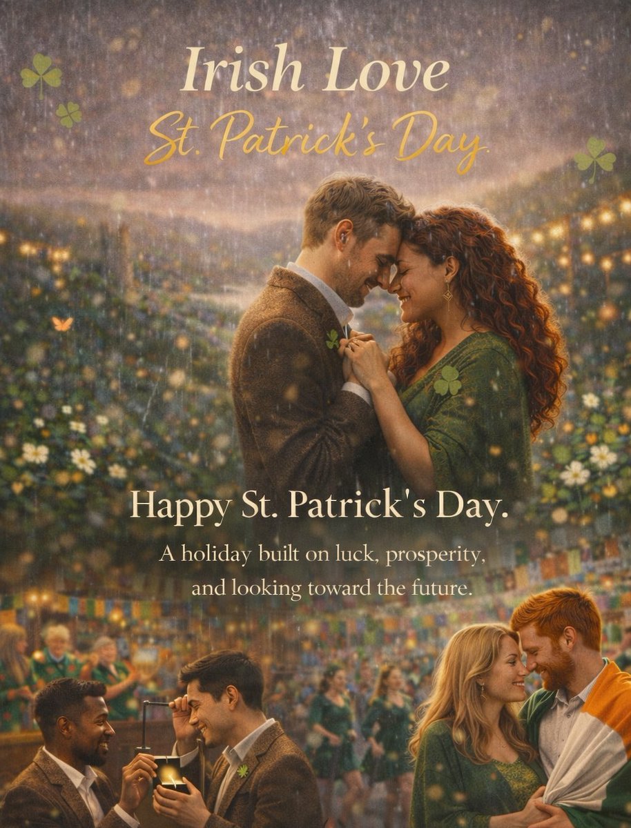 ZooQueEats's tweet image. We are in love with springtime in Ireland.

Fresh air, green hills, and moments that turn into something more.

A simple walk, a shared drink, a conversation that lingers.
#IrishLove
#StPatricksDay
#SpringRomance
#EmeraldEnergy
#Zooque