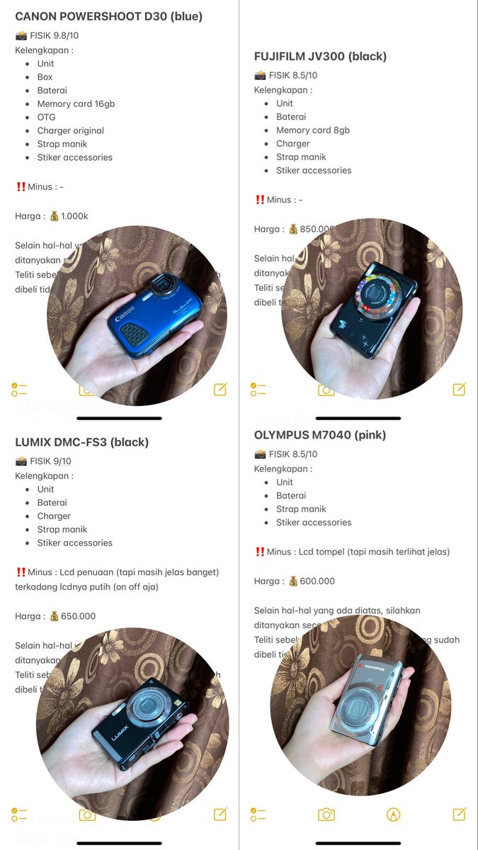 – qiéra / wts digicam 600k-1jt tweet media