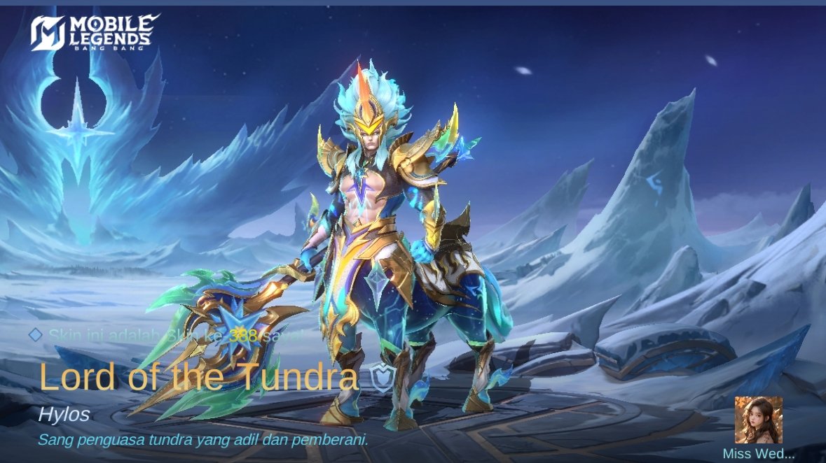 cicakpushup's tweet photo. Saya baru saja mendapatkan Skin baru Lord of the Tundra di Mobile Legends: Bang Bang! Ayo kita berhadapan melawan Player MOBA terbaik dunia bersama-sama! 
https://t.co/8DimpjuXns https://t.co/fd5fh4qIR3