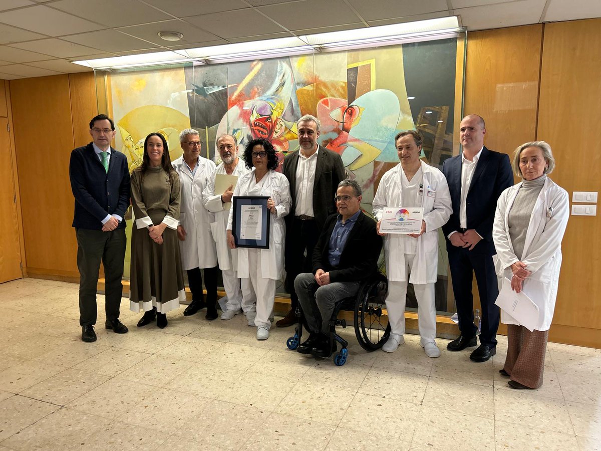 🏥 A Unidade de Lesionados Medulares da Coruña, primeira de España en lograr o certificado de humanización en coidados críticos HU-CI

🔹Recoñécense modelos asistenciais que priorizan a dignidade  e o benestar integral dos pacientes e as súas familias

🔗 saladecomunicacion.sergas.gal/Paginas/Detall…