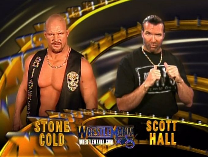 wrestle_hist's tweet photo. 3/17/2002    

"Stone Cold" Steve Austin defeated Scott Hall at WrestleMania X8 from Skydome in Toronto, Canada.  

#WWF #WWE #WrestleManiaX8 #StoneColdSteveAustin #Austin316 #TexasRattlesnake #ScottHall #RazorRamon #HeyYo #TheBadGuy #nWo #NewWorldOrder https://t.co/5Gw1N49PJu