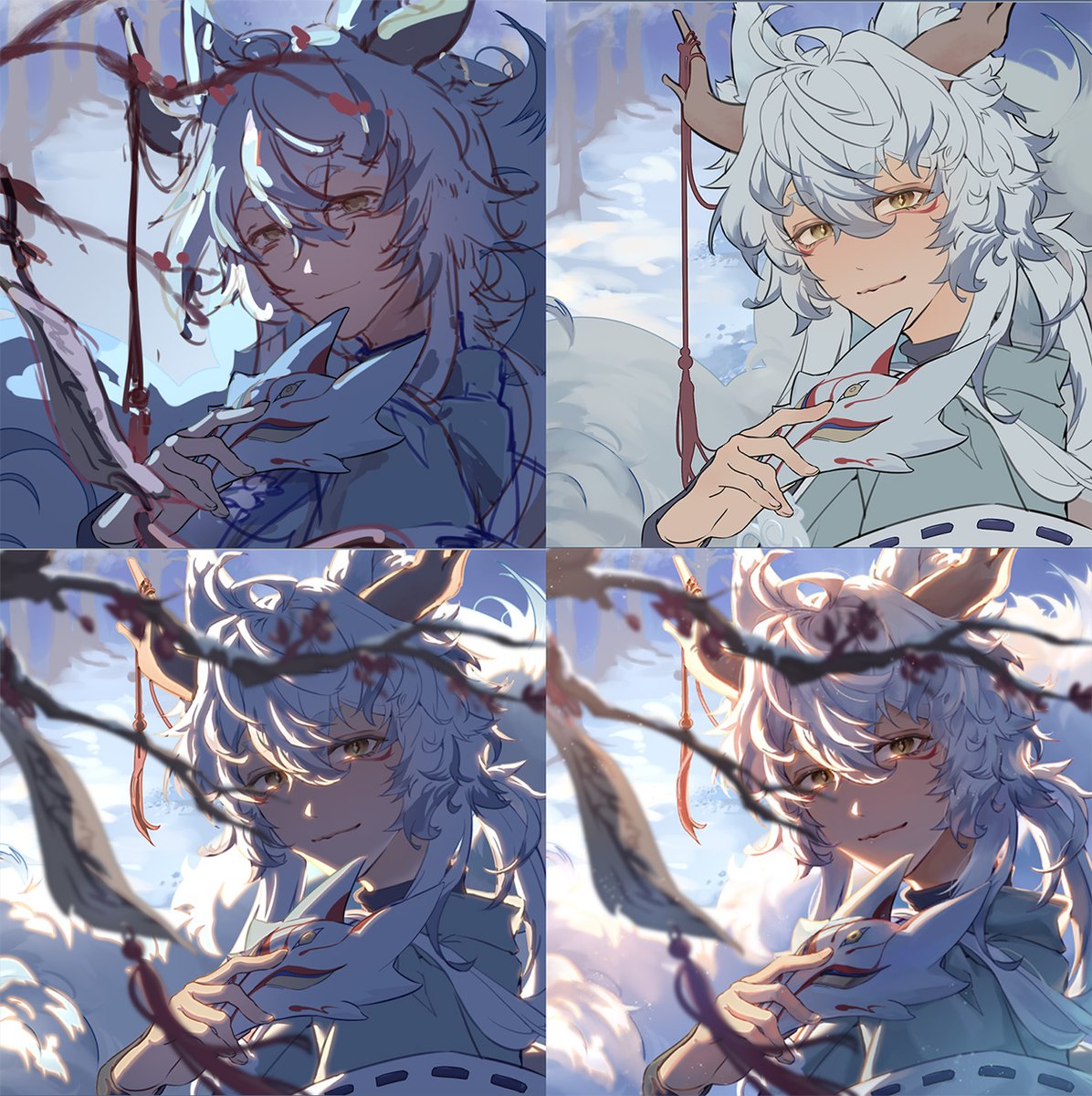 #art  Did some #vgen #commission for clients. Thx for the business!  #vgencomm #illustration #VGenOpen  One-week fast turnaround portraits for #fanart and #OC! Hit me up with whatever.  
XiaoFei (<a href="/XiaoFeiArt/">小废XiaoFei</a>) | VGen: vgen.co/XiaoFeiArt