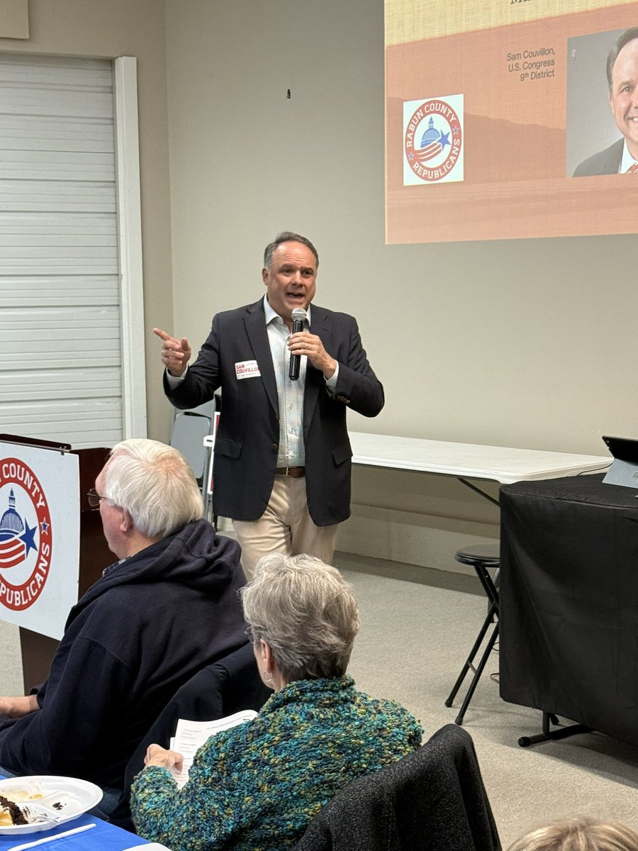 It was great to be back with the Rabun County GOP last night! 

The room was full of energy and support for our message. The ninth district is ready for an advocate!