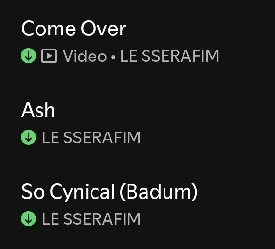 Zerxlsf's tweet photo. LE SSERAFIMZ EASILY have one of the best discographies in kpop history because what do you mean all of these insane tracks are bsides https://t.co/kwSLGREYRh