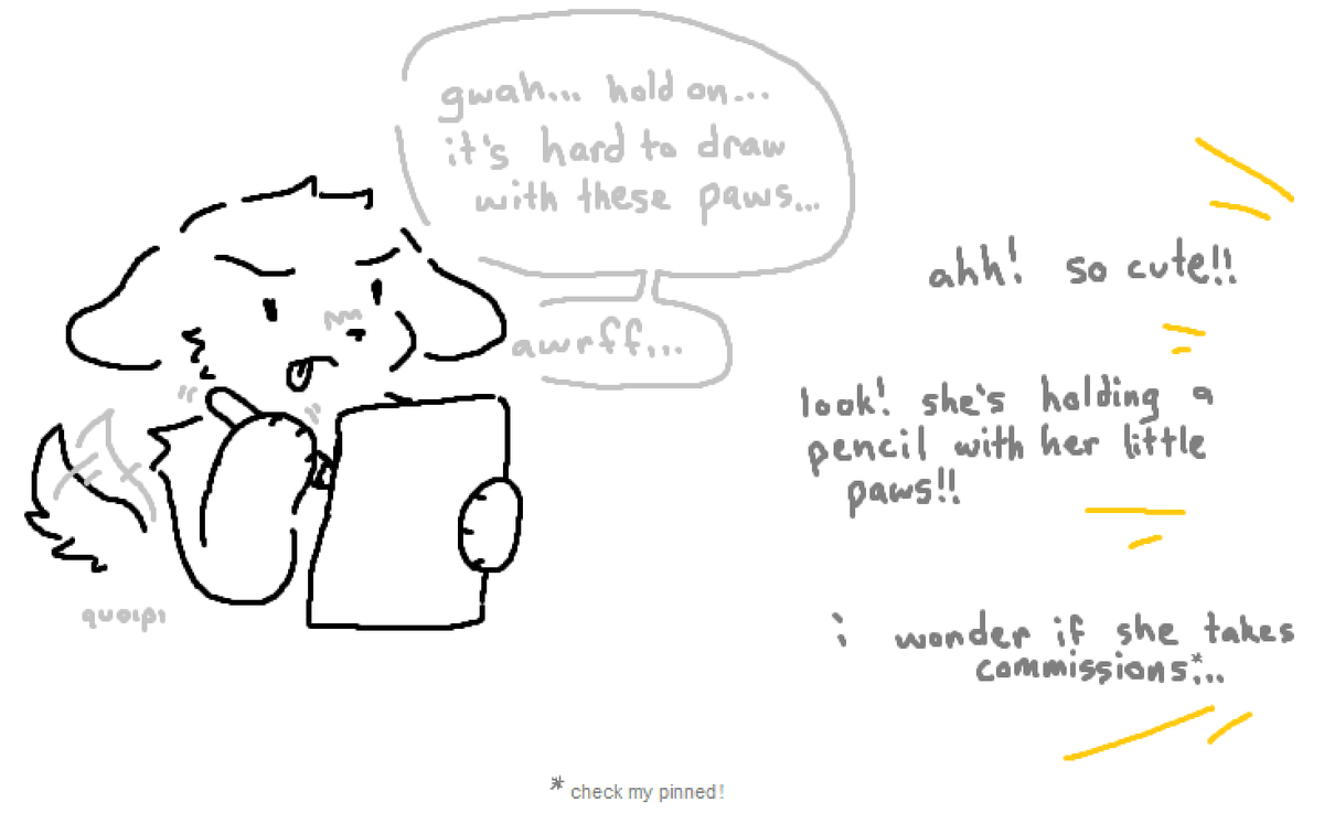 quoipi's tweet photo. little puppy artist https://t.co/7sDvaLbejp