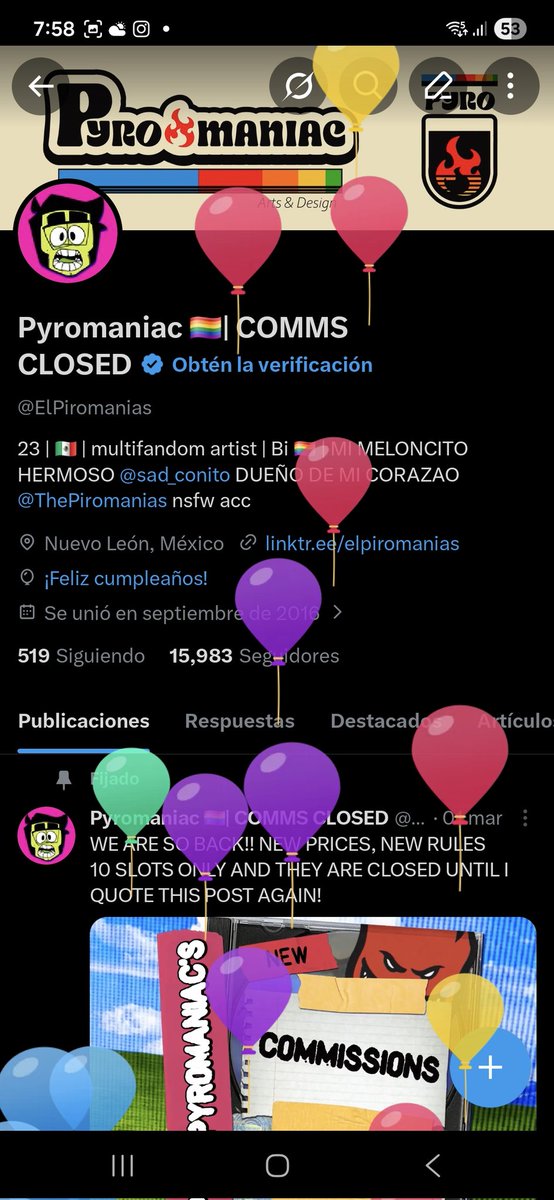 Pyromaniac 🏳️🌈| COMMS CLOSED tweet media