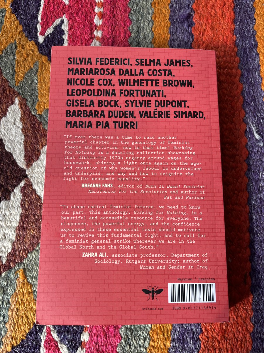 ZahraSociology's tweet photo. This is an absolute #mustread. To build emancipatory futures, we need to know our past. A fight to revive!
@readBTLbooks 
#feminism #wagesforhousework https://t.co/BOT2c89KbS