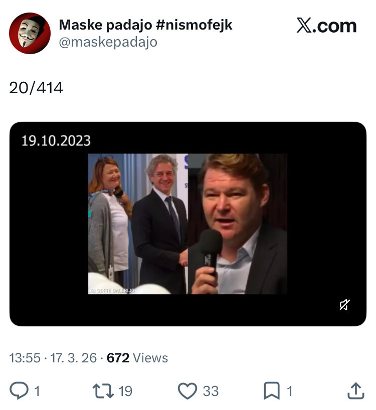 Fajonka1's tweet photo. Če se #VesnaVukovič še kar sprašuje, kje so mikrofoni, naj v ozadju tega prisluha sliši zvoke prometa na avtocestnem priključku v Krtini in zvonenje zvona/zvonov z ene od bližnjih cerkva.👇👇 🤷♀️ #hudo #nismofejk #sampovem https://t.co/kZ4r5hAUoJ
