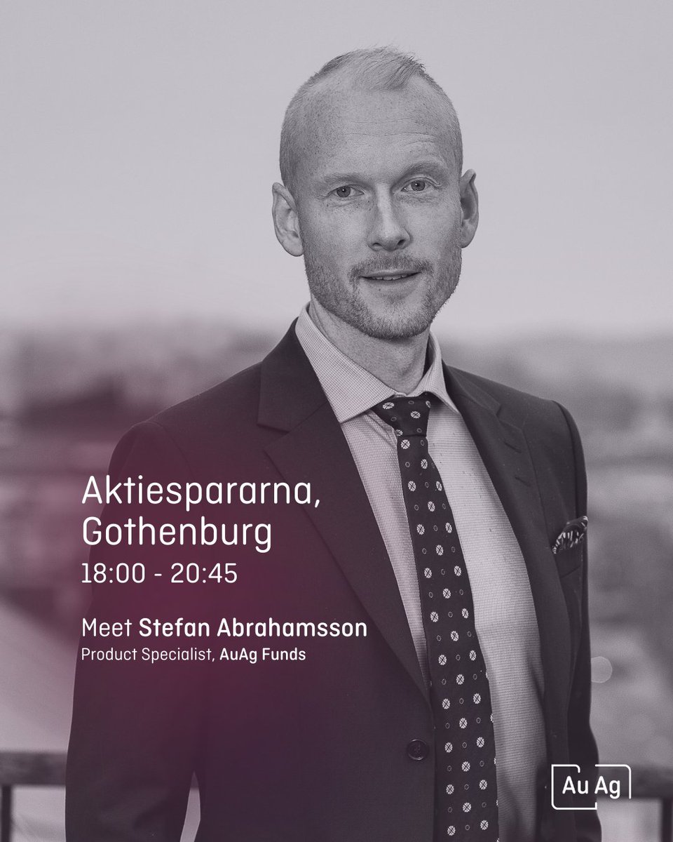 Only one week to go!

For everyone in the Gothenburg area, on March 25th <a href="/AuAgStefan/">Stefan Abrahamsson</a> will take the stage at <a href="/aktiespararna/">Aktiespararna</a>'s  event – together with Sensor Fonder and Cicero Fonder.

Take the chance to gather investment insights and inspiration from three different perspectives.
