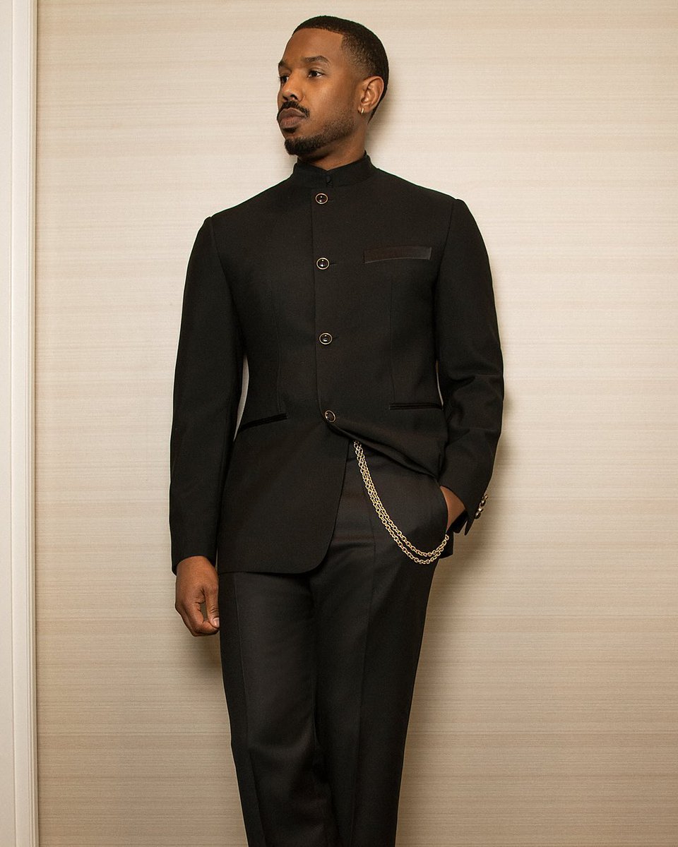 Michael B. Jordan in Louis Vuitton.