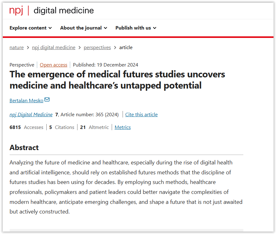 Berci Meskó, MD, PhD tweet media