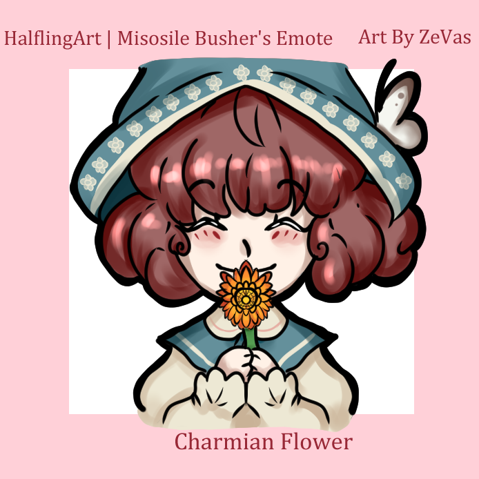 ZehhVas's tweet image. I was honored to get a commission from someone I commissioned for art! This is @HalflingArt 's precious character smelling a Gerbera daisy! This was fun to do and they were happy with the piece too!

#emote #emoji #VgenComm #commissionsopen