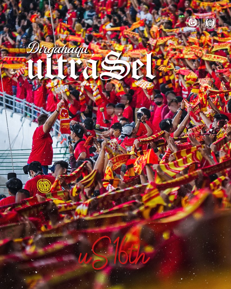 Dirgahayu ke-16 buat seluruh keluarga besar ultra Selangor.

Teruskan berdiri, teruskan bersuara. Demi maruah, demi kebanggaan, demi bola sepak tempatan yang kita cinta.

Avanti Ultra! 🔴🟡

#uS16th #MentalitiJuara