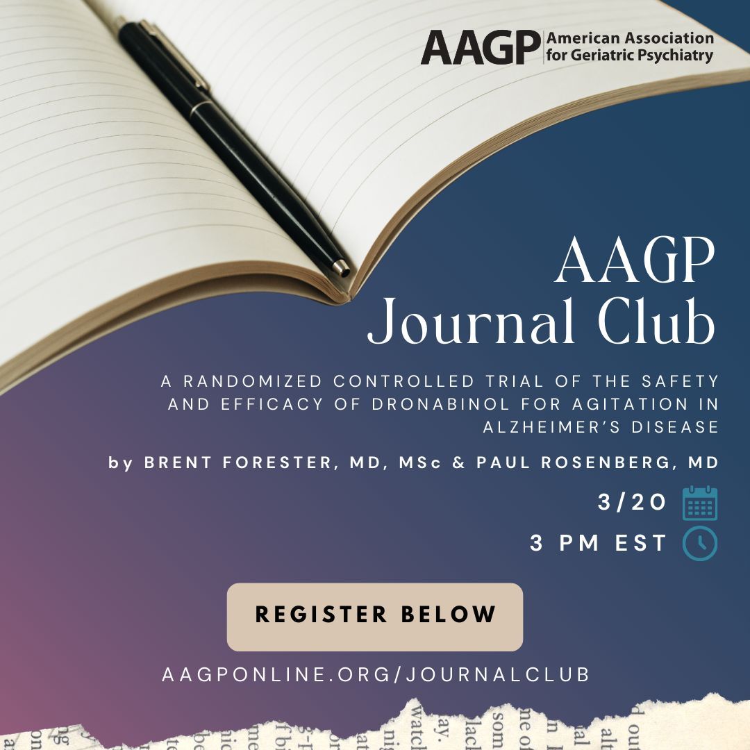 American Association for Geriatric Psychiatry tweet media