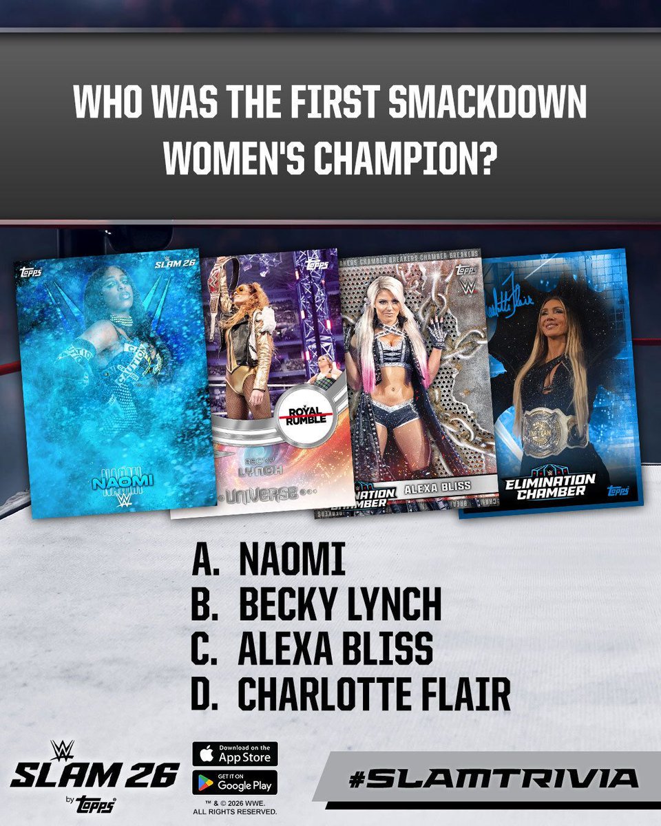 WWE SLAM by Topps® tweet media