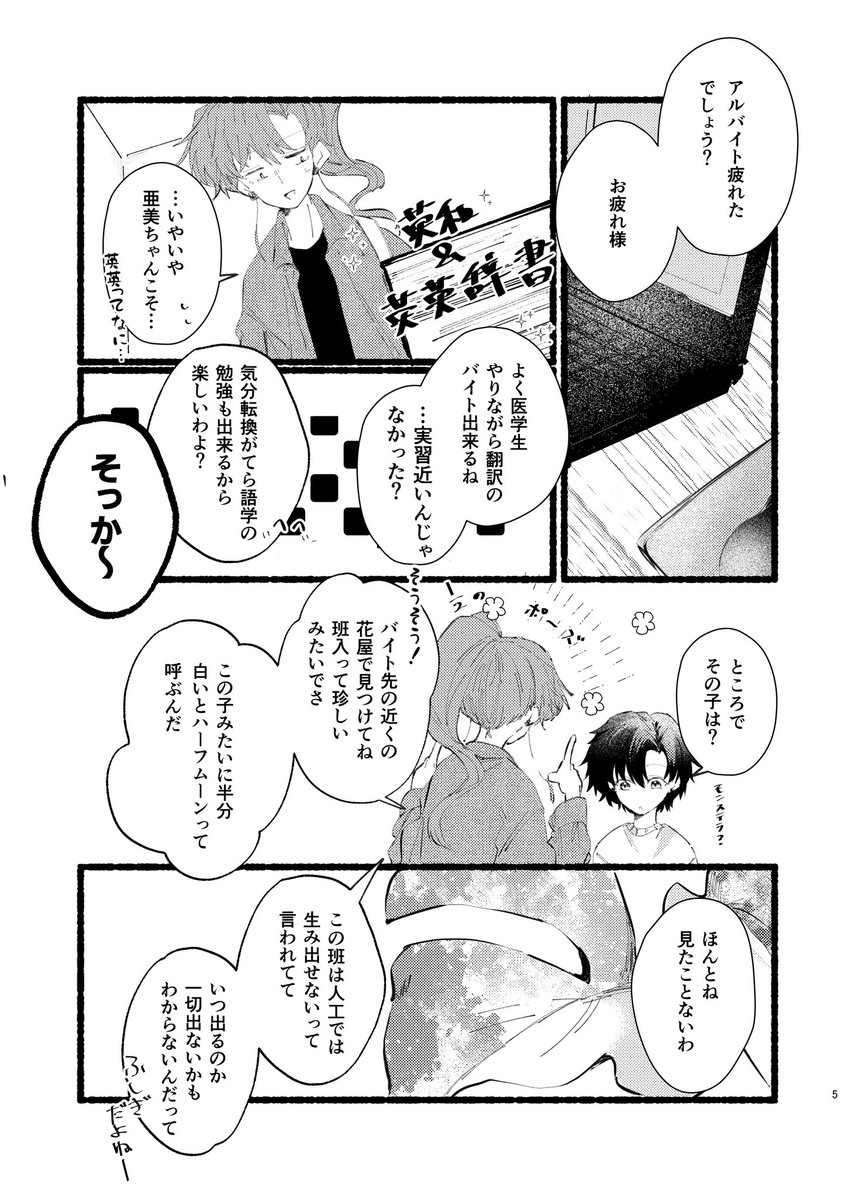 HARU COMIC CITY35 
「あしたなにしようか」
A5/本文32p/500円
以下サンプルです