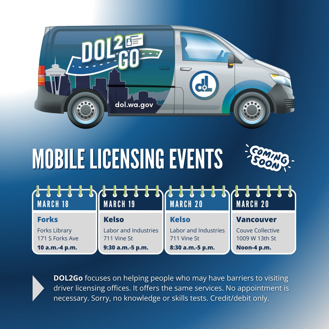 Washington State Department of Licensing tweet media