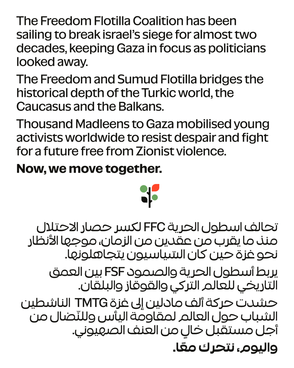 Global Sumud Flotilla tweet media