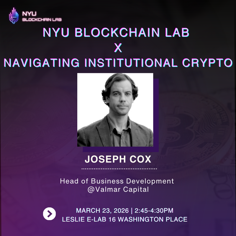 Blockchain Lab at NYU tweet media