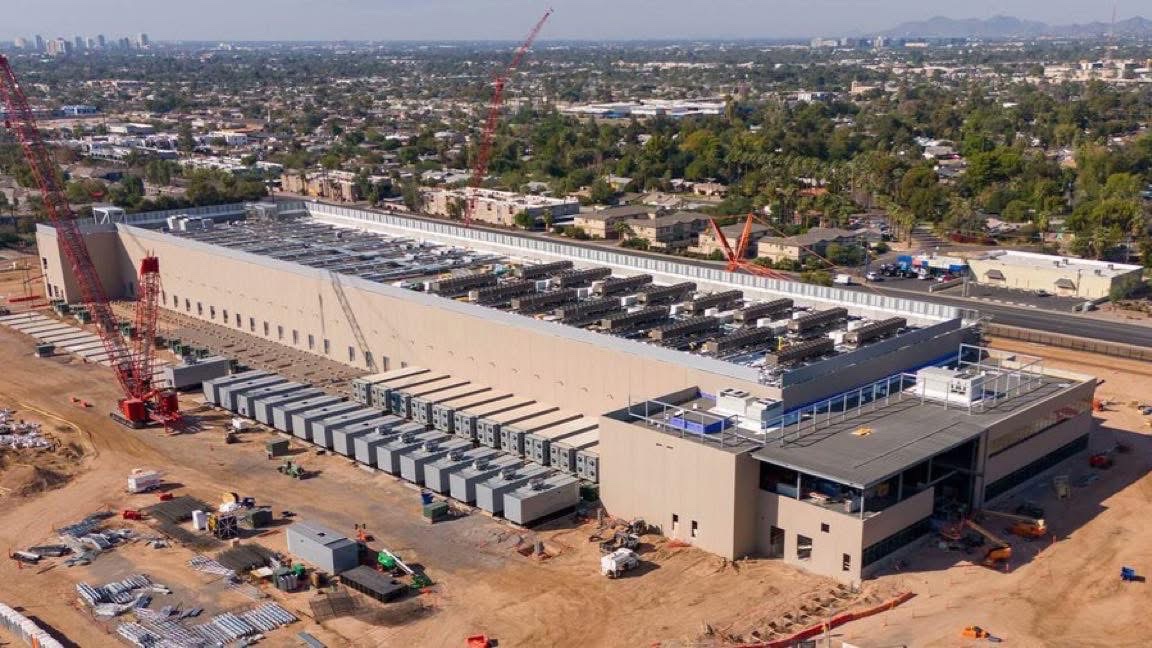 DATA CENTERS UNDER CONSTRUCTION IN THE UNITED STATES

The number of data centers currently under construction by state shows how quickly AI infrastructure is expanding.

Texas — 135
Virginia — 134
Georgia — 51
Ohio — 45
Arizona — 35
Nevada — 29
Indiana — 21
Mississippi — 21