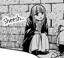 StoleYourBody's tweet photo. ㅤ
❝ Don't be so dramatic. It isn't that early, sheesh. ❞

The mage let go of her, resting her hands on her knees.

❝ I don't /need/ you to accompany me. But I'd like you to. I would prefer not to go alone. ❞
ㅤ https://t.co/VFzMROIcge