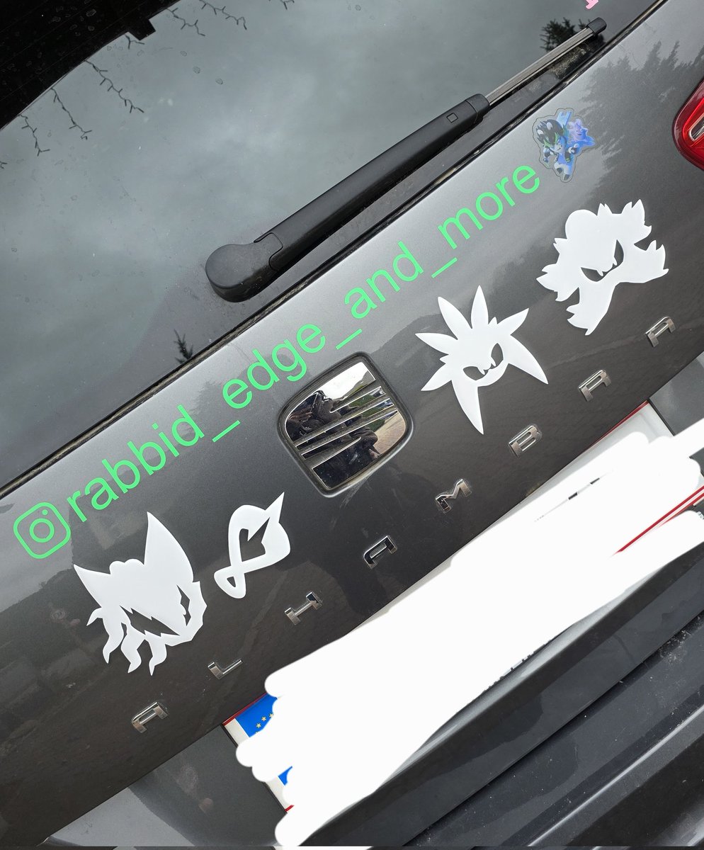 RabbidEdge's tweet image. New stickers for my car!🤩
#sonicfan #infinitethejackal #mephilesthedark #silverthehedgehog