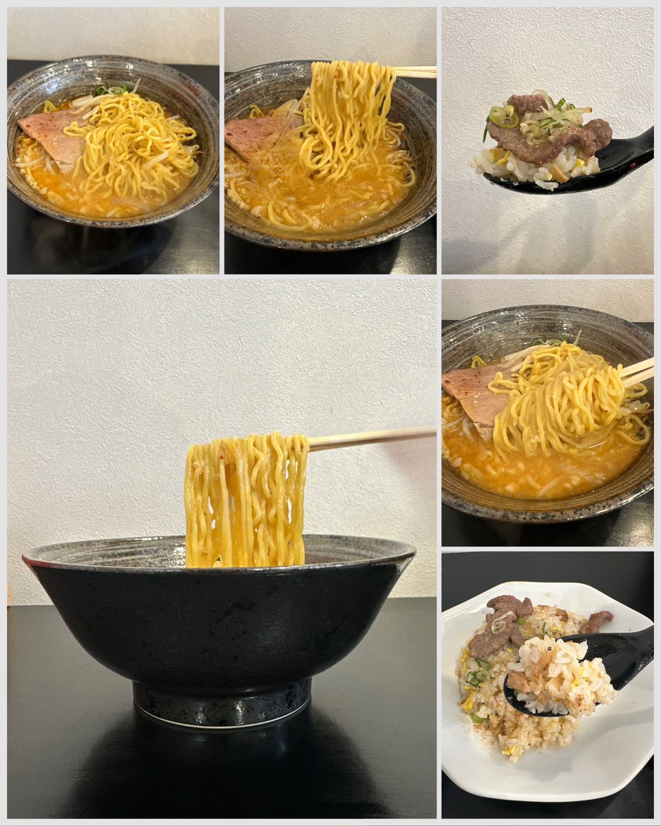 kiyoofdeath's tweet image. 灼熱RED（辛味噌） at 俺のラーメン こうた

#Heavy 星人𝗐
What's up??
2026年1月11日REBORN!!鶏豚乳化した白濁スープはコラーゲンたっぷり!ラードも深い!!#西山製麺 縮れ麺と絡めて濃厚!!辛さの選択は出来ないが卓上の魚粉de味変good!+ネギ塩牛タンチャハーン（LINE無料）‼️牛タンたっぷり最高ぉ🤣👍