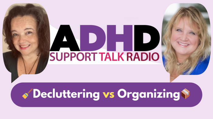 ADDClasses's tweet photo. Decluttering vs. Organizing: Why ADHD Brains Struggle With Both https://t.co/nQwtqwFaMT #adhd #ADHDpodcast #adultadhd https://t.co/JidgWRgFr6