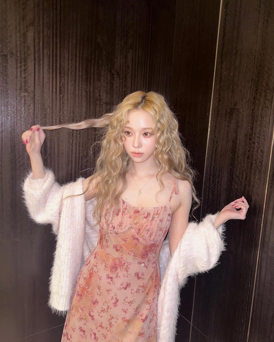 น้องหนาวกับสีชมพู + ผมบลอนด์ ของจริง🫠🩷