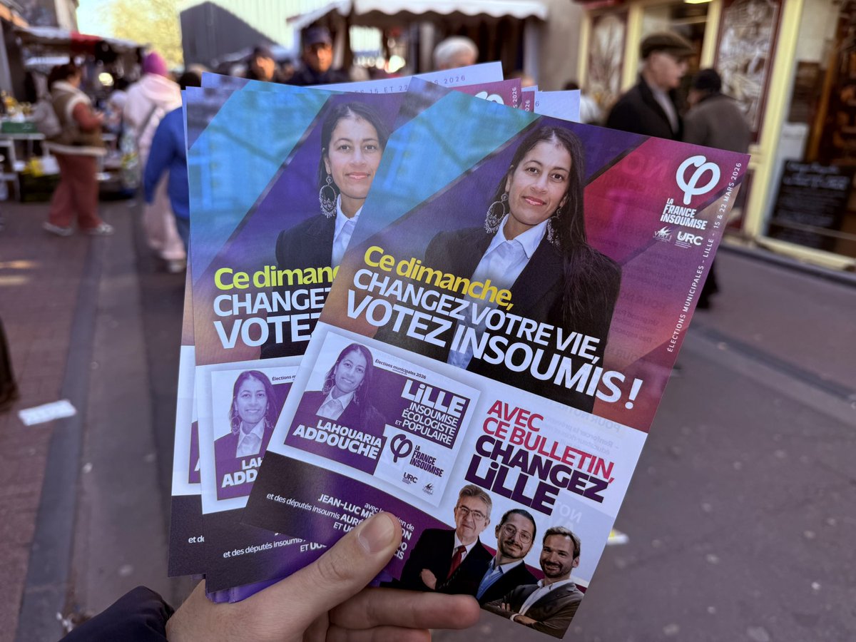 L_Addouche's tweet photo. Les vagues de soutien que vous m’apportez me font chaud au cœur.

Sur le marché de Wazemmes, une seule envie : tourner la page !

Nous avons créé la surprise au premier tour. Nous sommes la liste de la rupture et nous pouvons l’emporter dimanche à #Lille ! https://t.co/8fzOW9c2Ed