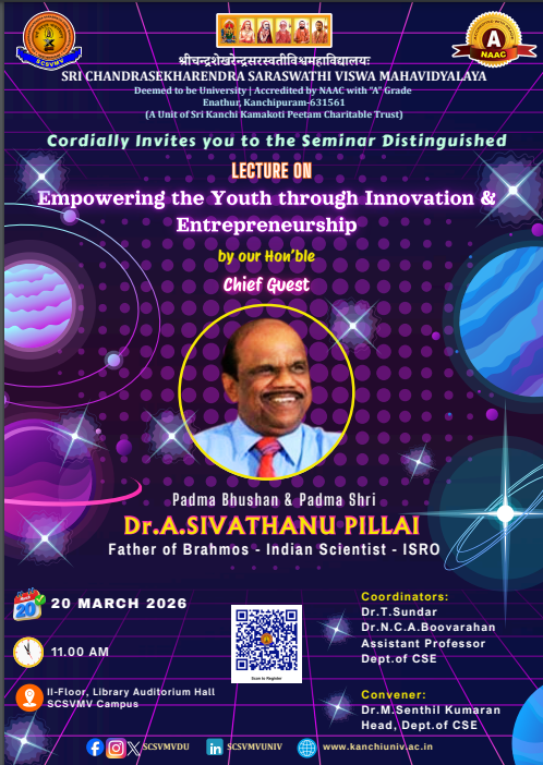 Sri ChandrasekharendraSaraswathiViswaMahavidyalaya tweet media