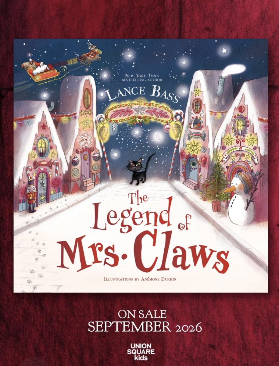LanceBassLove's tweet photo. Lance’s IG (March 17, 2026):

Great News to wake up to!! Lance’s newest children’s book, “The Legend of Mrs. Claws” will be released this September! The small black cat, which was first featured in Scary Street, stars in this story! You can pre-order here: https://t.co/jQAl7XOkiP https://t.co/ZCbTPfHfhk
