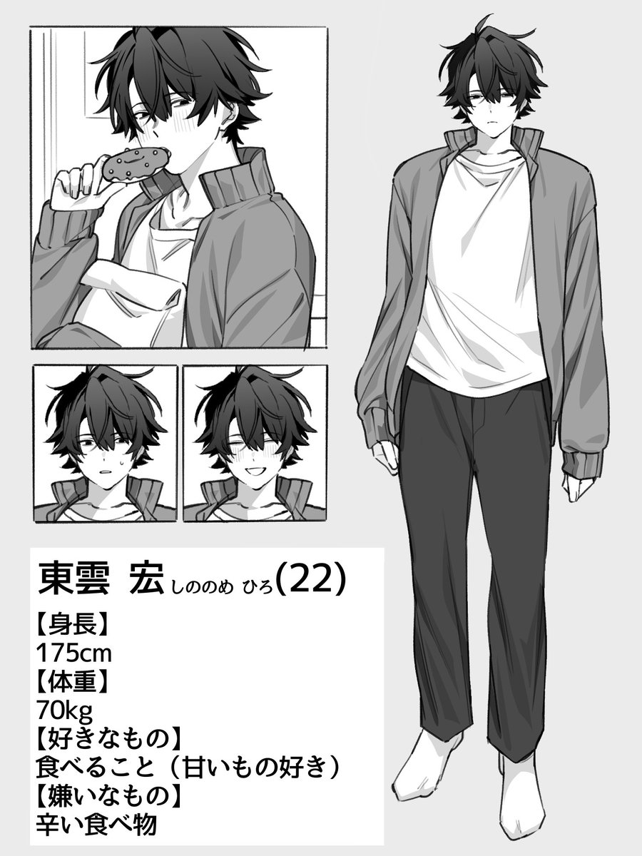 takoppoiziro's tweet photo. 簡単なキャラ設定 https://t.co/evOFXjYdJv