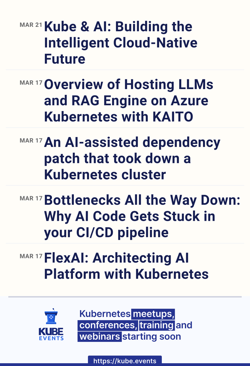 Kube Events tweet media