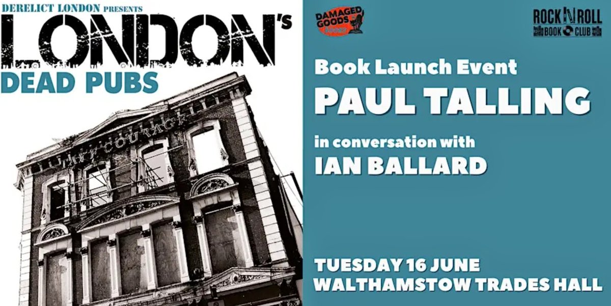 London's Dead Pubs book launch! Details here:
eventbrite.co.uk/e/paul-talling…