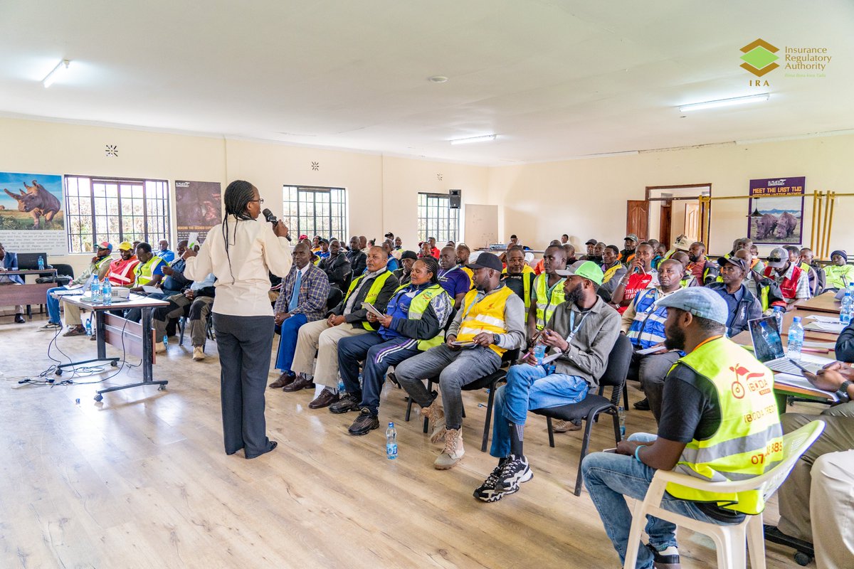 ira_kenya's tweet image. Through the Bima Mashinani initiative, the
Authority is engaging boda boda riders on the
importance of insurance uptake and road safety,
equipping them with the knowledge needed to protect
themselves, their passengers, and their livelihoods.

#FahamuBima #BimaMashinaniLaikipia