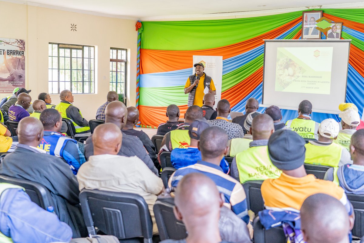 ira_kenya's tweet image. Through the Bima Mashinani initiative, the
Authority is engaging boda boda riders on the
importance of insurance uptake and road safety,
equipping them with the knowledge needed to protect
themselves, their passengers, and their livelihoods.

#FahamuBima #BimaMashinaniLaikipia