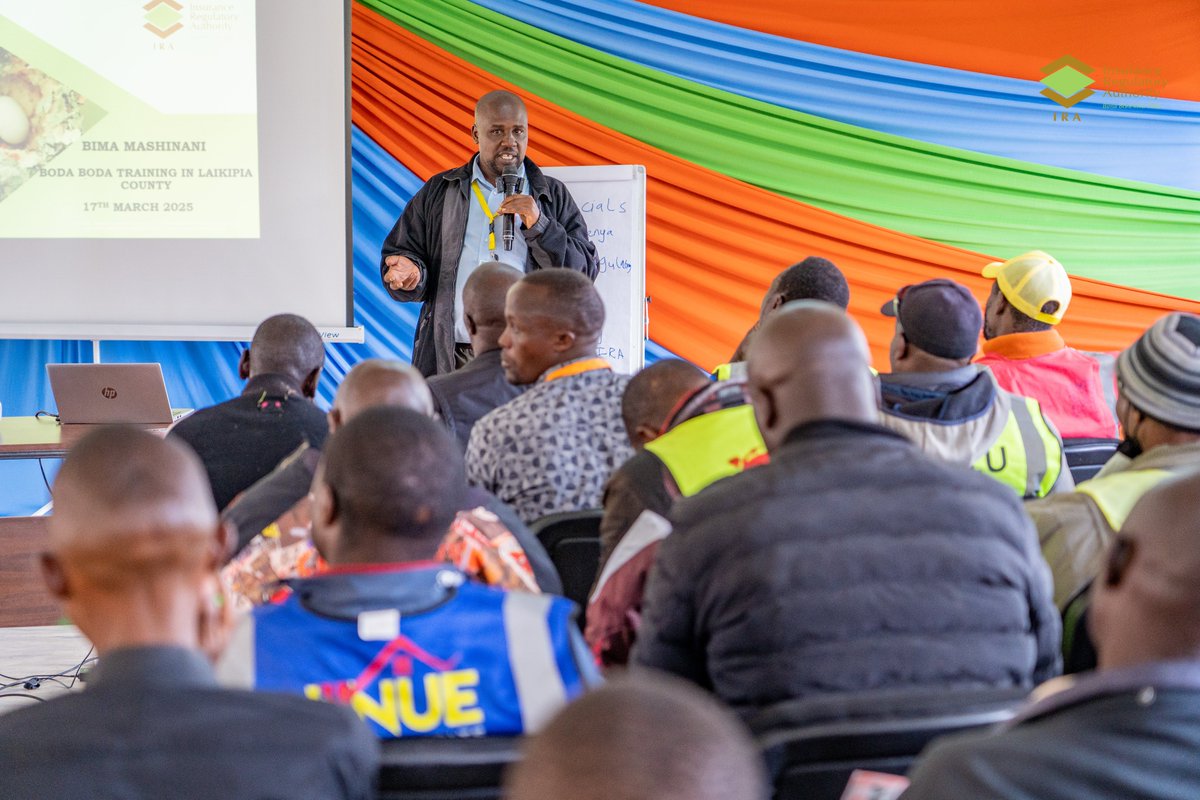 ira_kenya's tweet image. Through the Bima Mashinani initiative, the
Authority is engaging boda boda riders on the
importance of insurance uptake and road safety,
equipping them with the knowledge needed to protect
themselves, their passengers, and their livelihoods.

#FahamuBima #BimaMashinaniLaikipia