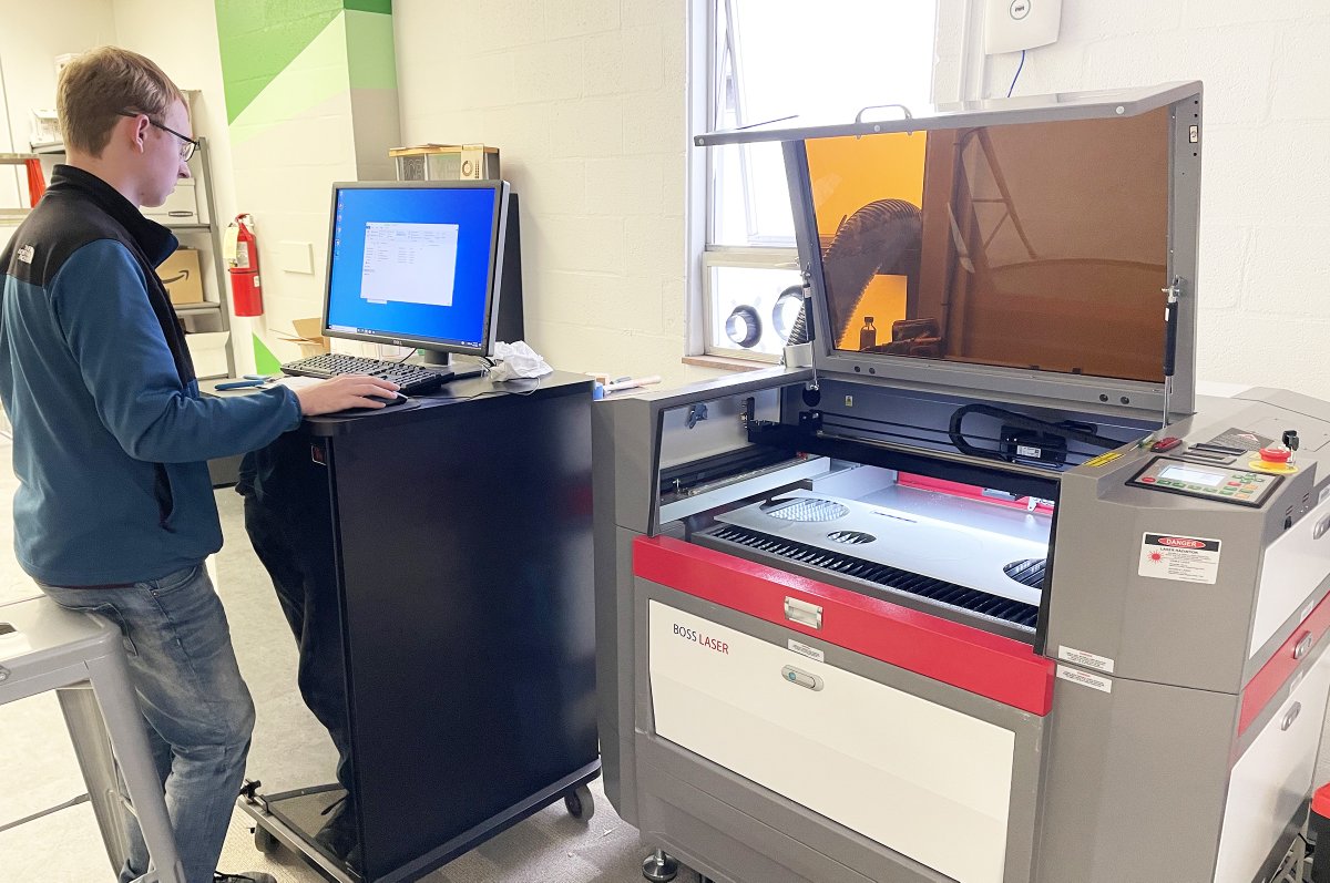 Escape the cold, snowy weather in the warm confines of the Maker Vault, our community makerspace. We’re open today until 7 p.m. Access 3D printers, vacuum formers, laser cutter/engravers, routers, soldering equipment – and much more! We’re located at 1050 4th Ave. in Huntington.
