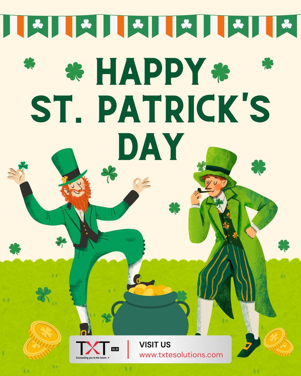 TXTELD's tweet photo. This St. Patrick’s Day, we’re wishing your fleet safe journeys, smooth operations, and a little extra luck on every mile. ☘️

Drive safer with TXT → https://t.co/kOHYtjLBsC

#StPatricksDay #TXTELD #FleetSafety #SmartTrucking #DriveSafe #FleetTechnology #LuckyFleet #TruckingLife https://t.co/nZNJY84SBJ