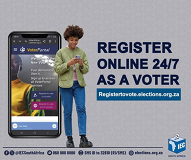 GCIS_ECape's tweet image. Make your voice count in the 2026/27 Local Government Elections!
📷 Register with your Green ID, Smart ID, or temporary ID
📷 Register where you live
📷 Or register/update IEC online: zurl.co/asjGJ
#LGE2026 #RegisterToVote #YourVoiceMatters #IEC