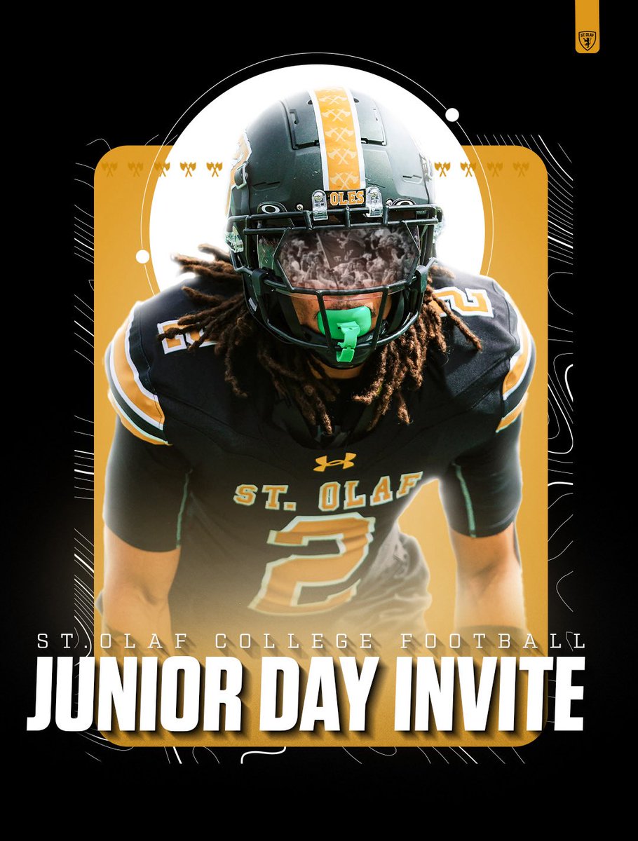 RyanTesmer's tweet photo. Thank you @Coach_MPaulson for the junior day invite! Can’t wait to check out St. Olaf football! https://t.co/MlTaY4OWRC