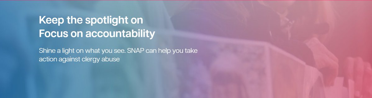 SNAP Survivors Network of those Abused by Priests tweet media