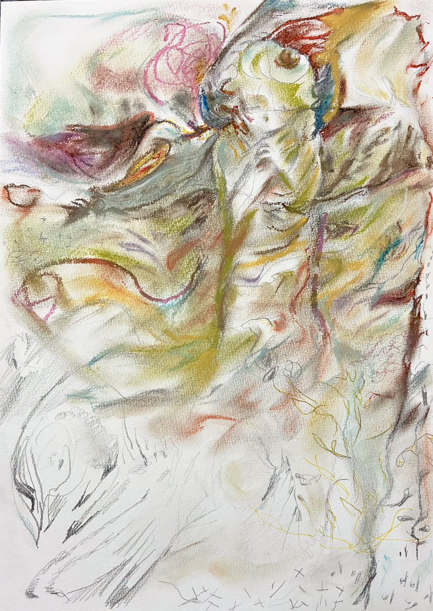 26/03/16
鉛筆,ソフトパステル,オイルパステル,カラーペン