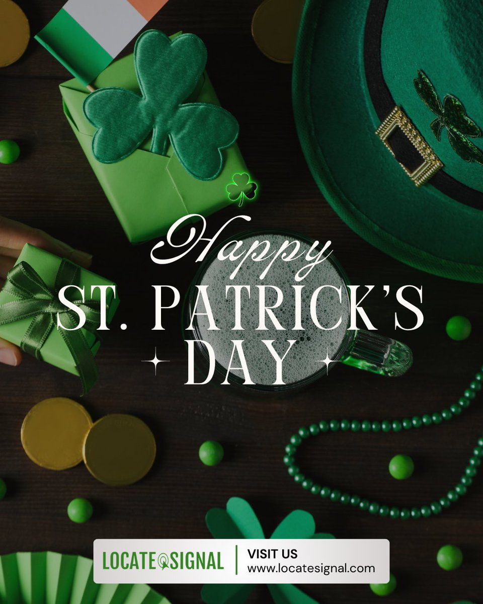 LocateSignal's tweet photo. May your routes be clear, your assets secure, and your fleet always on the right path this St. Patrick’s Day.

Track smarter today → https://t.co/npDK2jrjky

#StPatricksDay #LocateSignal #GPSTracking #FleetManagement #SmartTracking #FleetSolutions #BusinessEfficiency https://t.co/xlM3TCdnfy