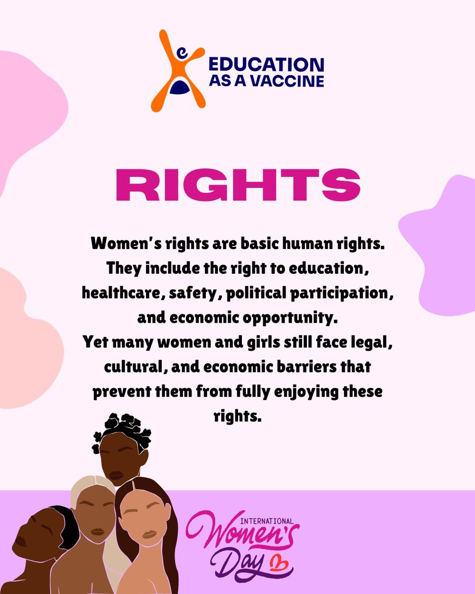 EVA_Nigeria's tweet photo. Women’s rights are human rights, but what do those rights actually include? https://t.co/PJt8qKP9qz