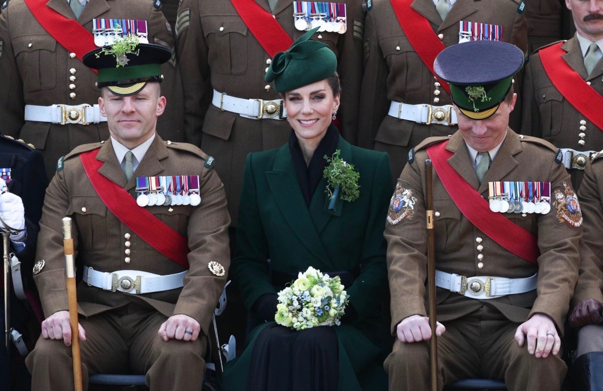 Canellelabelle's tweet image. This face😍
She makes St Patrick’s day look posh🥰
#PrincessofWales