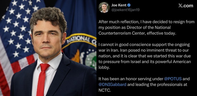 CryptoNewsHntrs's tweet image. JUST IN: 🇺🇸 HEAD OF THE US COUNTERTERRORISM CENTER RESIGNS OVER THE IRAN WAR

#BREAKING #USNEWS #IRAN #COUNTERTERRORISM #WORLDNEWS