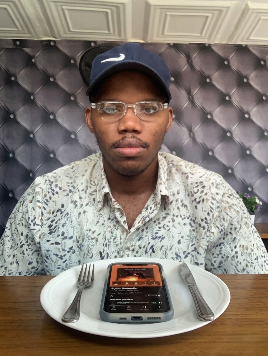 AGABA ROMANTIC SZN💆🏽‍♂️

Plate set. Lights low. Heart open.  
But the food I'm really waiting for? Agaba Romantic at midnight 🍽️🌙  

One look to that tracklist preview and I felt things I wasn't ready for...whew🤭.  
This project finna hit different; love, pain, healing, all in